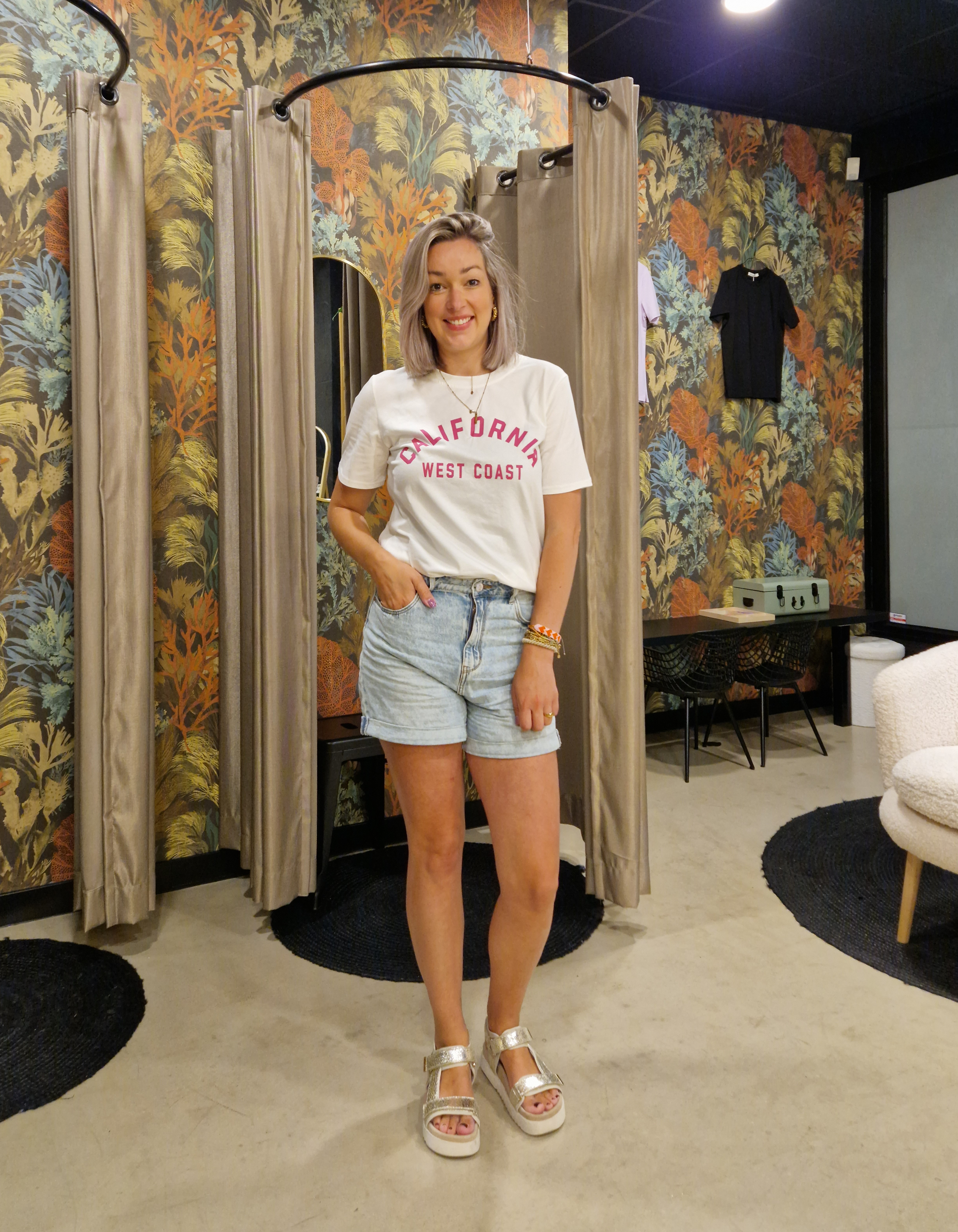 Azzurro - T-shirt Cali - Afbeelding 2