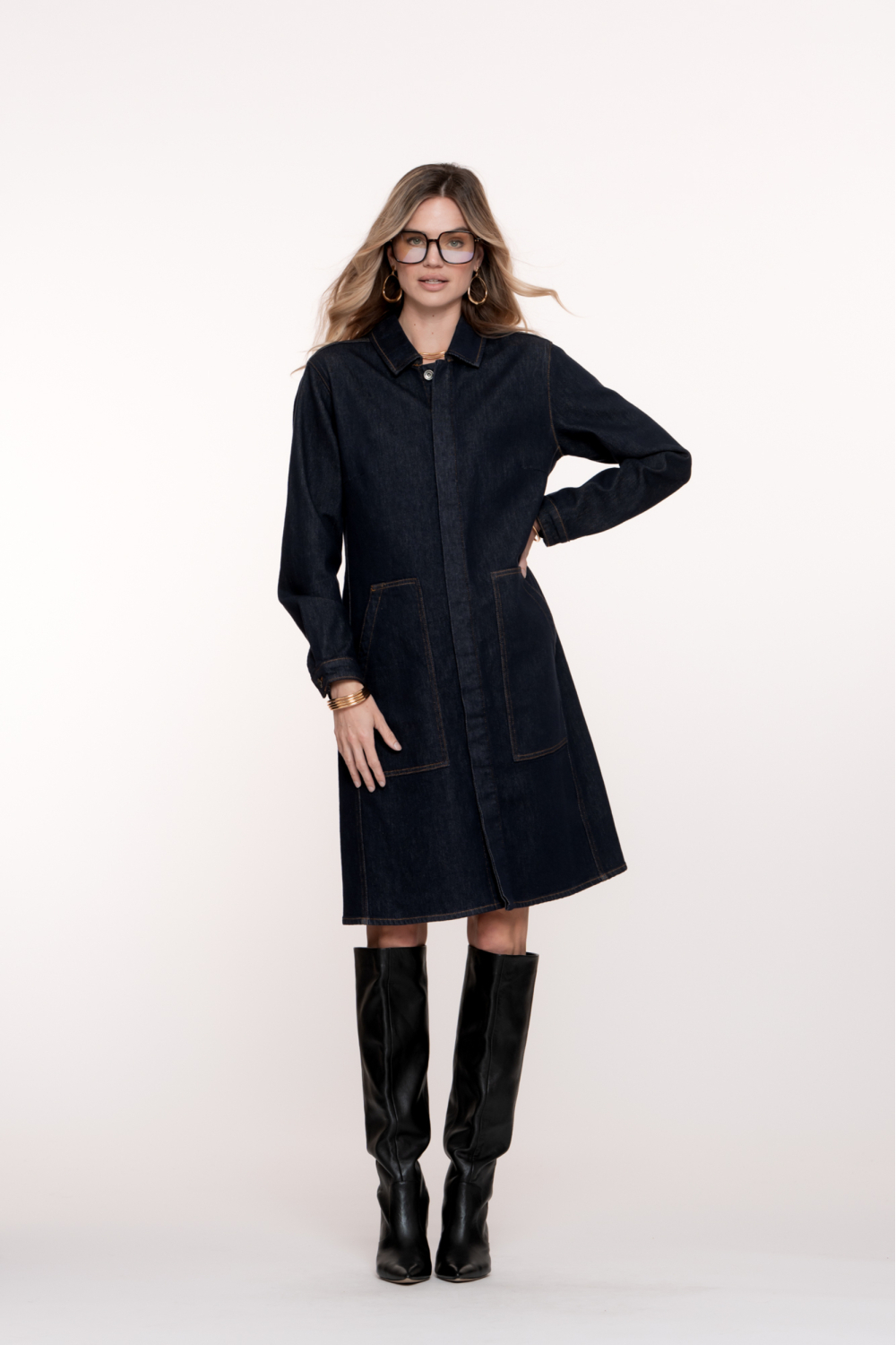 Geisha - Jeans jurk - Afbeelding 3