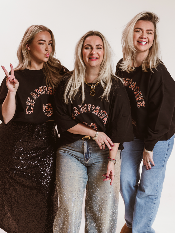 PinnedByK - T-shirt Champagne Leopard - Afbeelding 2