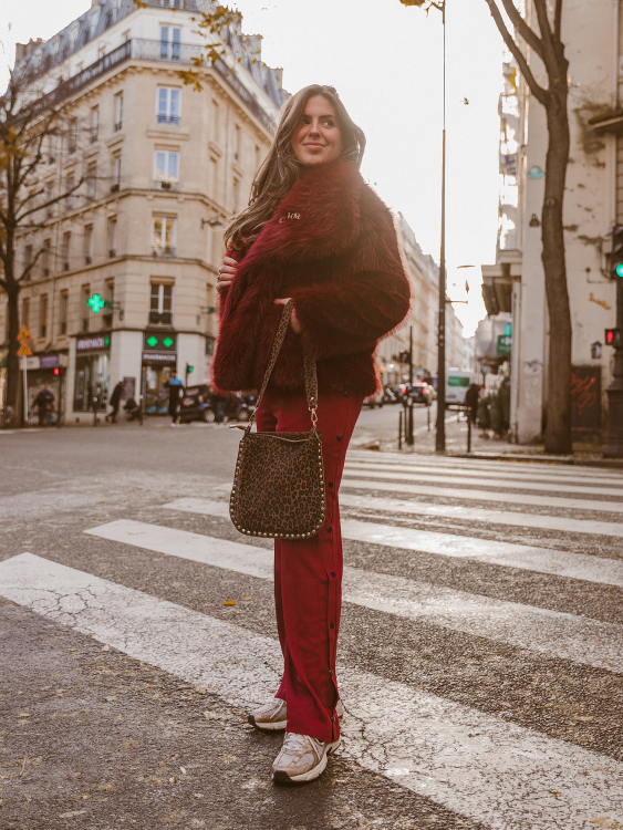 PinnedByK - Jacket Red Fur