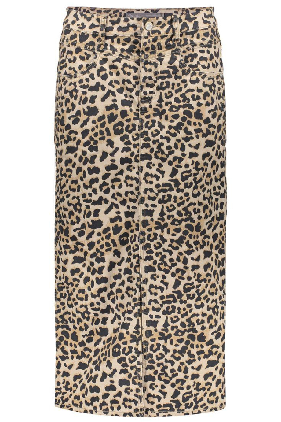 Geisha - Jeans rok leopard