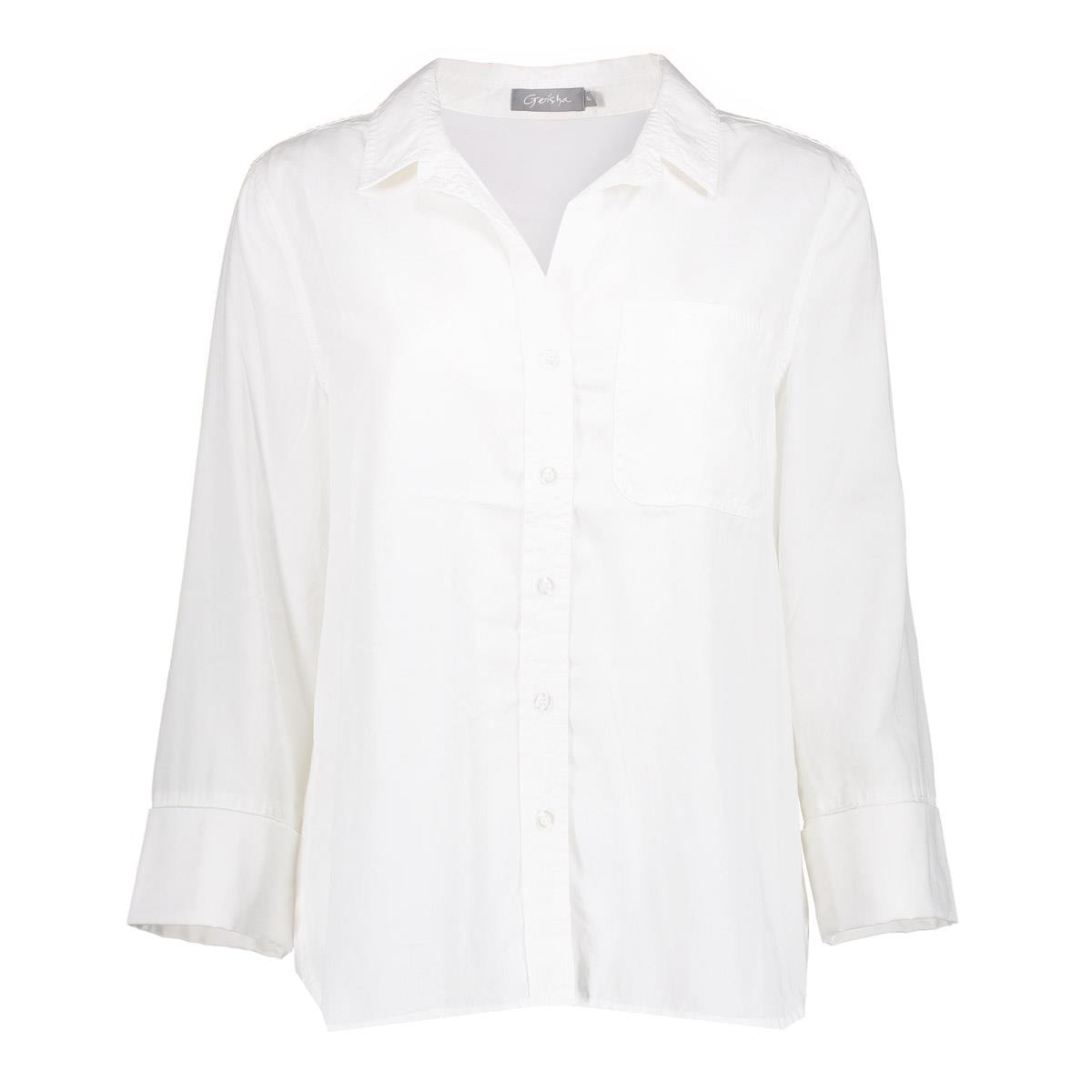 Geisha - Blouse white pearl