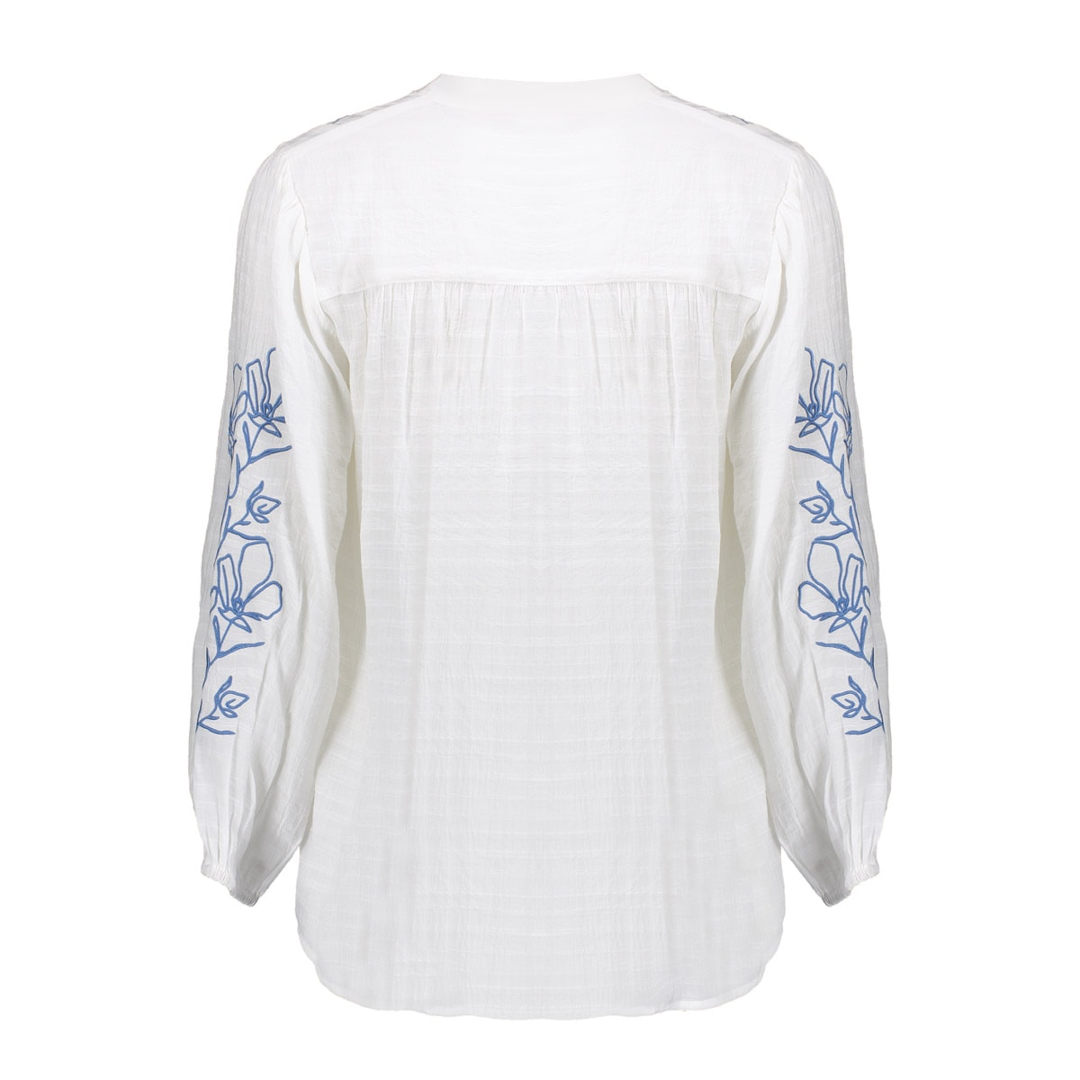 Geisha - Blouse wit blauw - Afbeelding 2