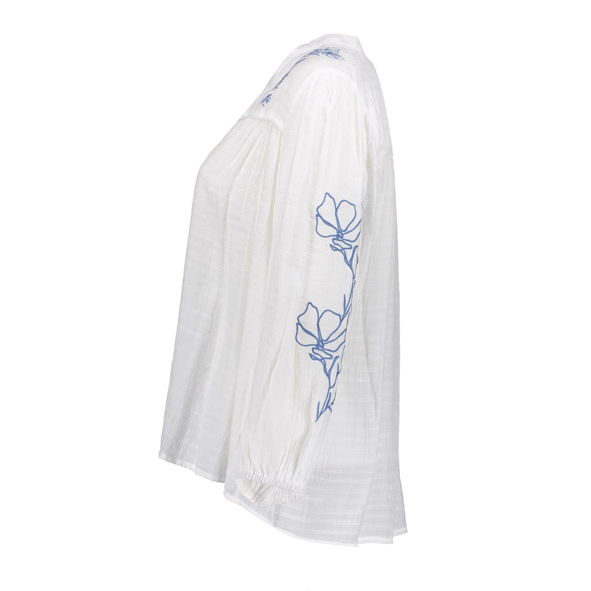 Geisha - Blouse wit blauw - Afbeelding 3