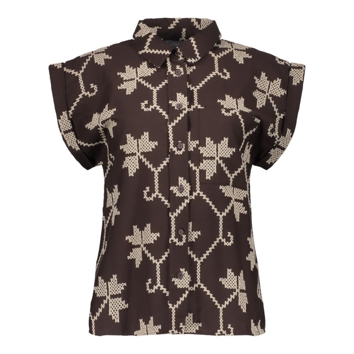 Geisha - Blouse bruin beige
