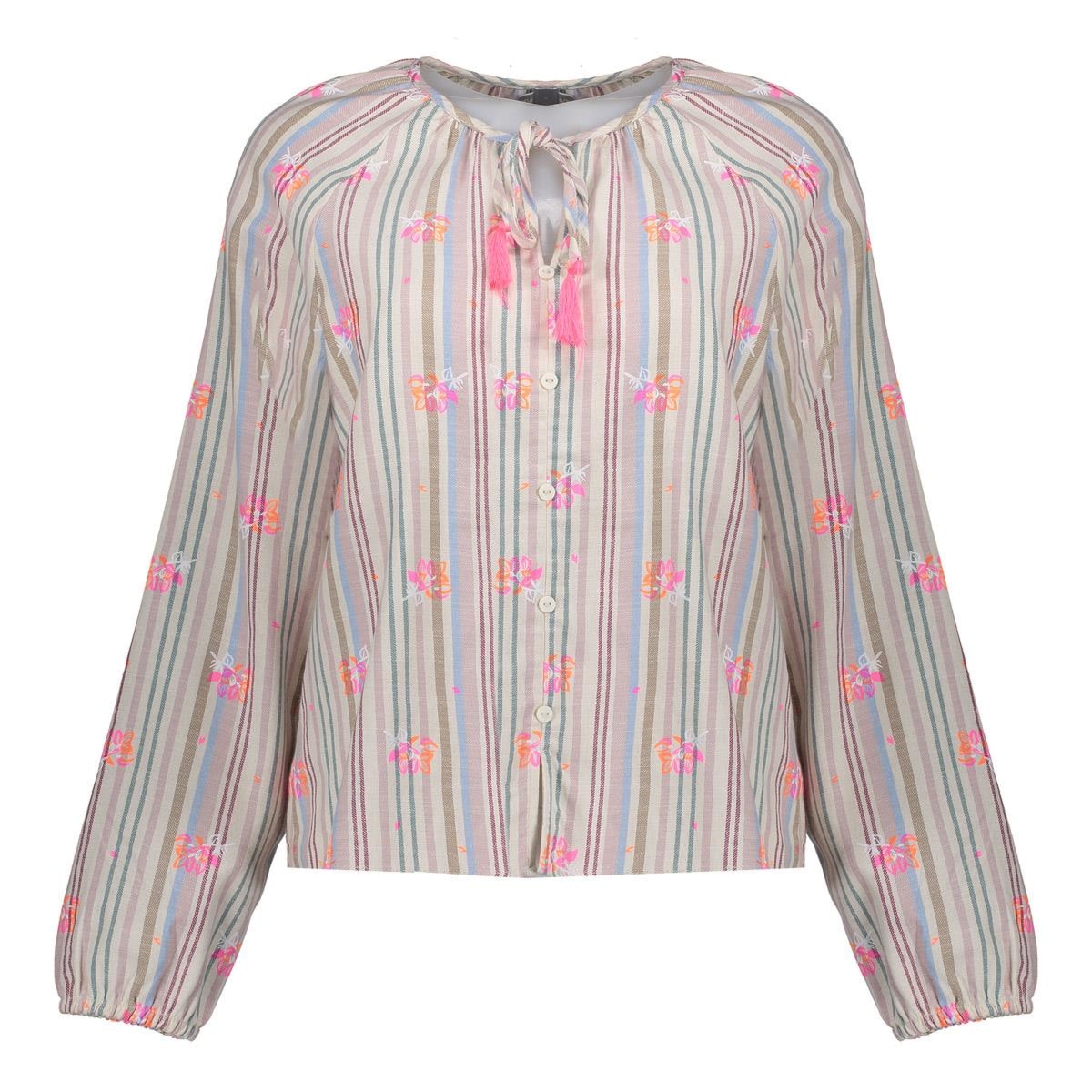 Geisha - Blouse streep pink