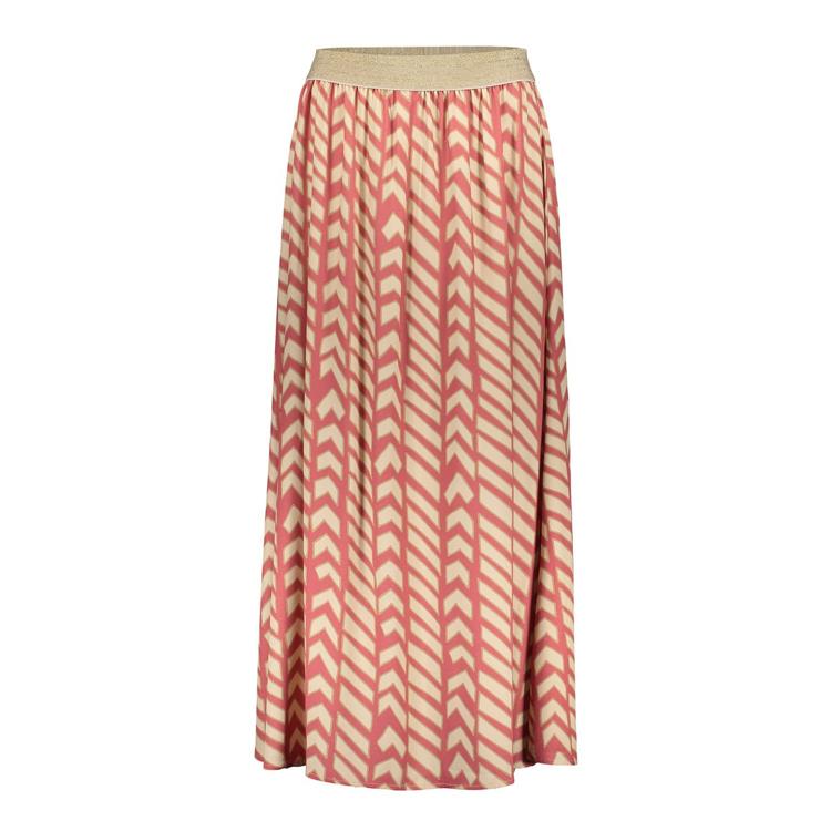 Geisha - Maxi rok koraal zand