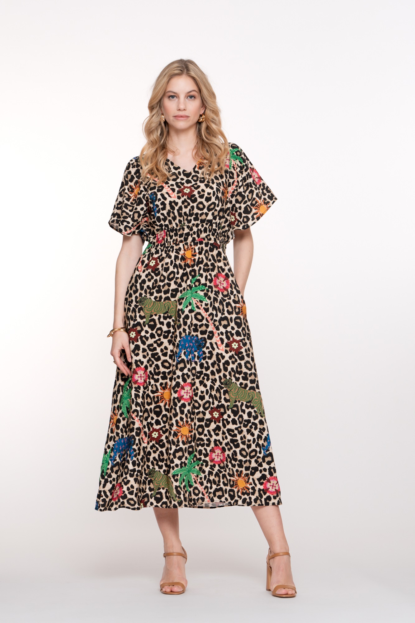 Geisha - Jurk leopard color - Afbeelding 3