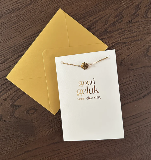 Sieradenkaart - Goud geluk - Afbeelding 2