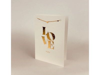 Sieradenkaart - Love you