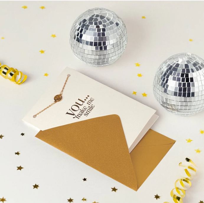 Sieradenkaart - You make me smile - Afbeelding 2