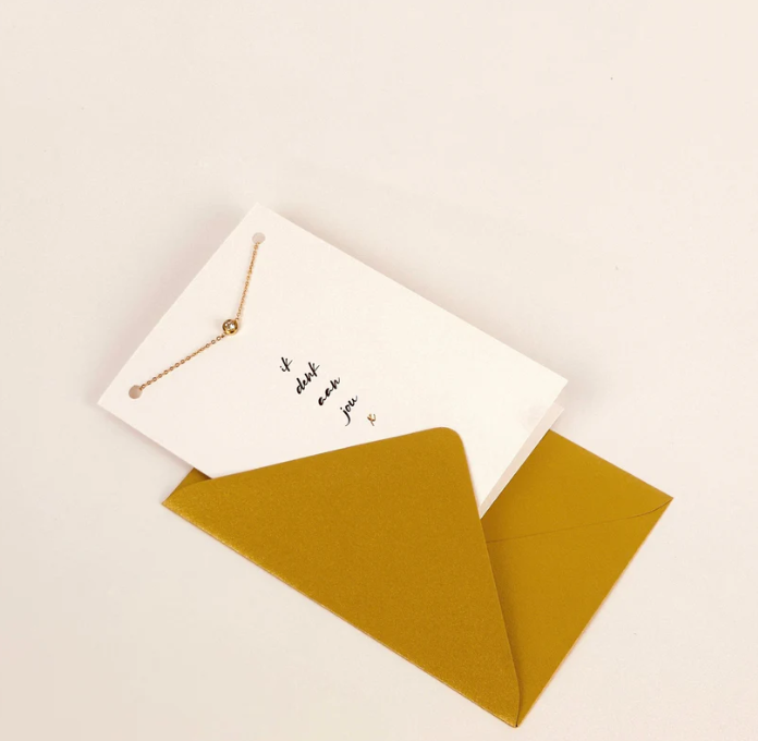 Sieradenkaart - Ik denk aan jou - Afbeelding 1