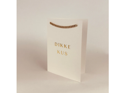 Sieradenkaart - Dikke kus