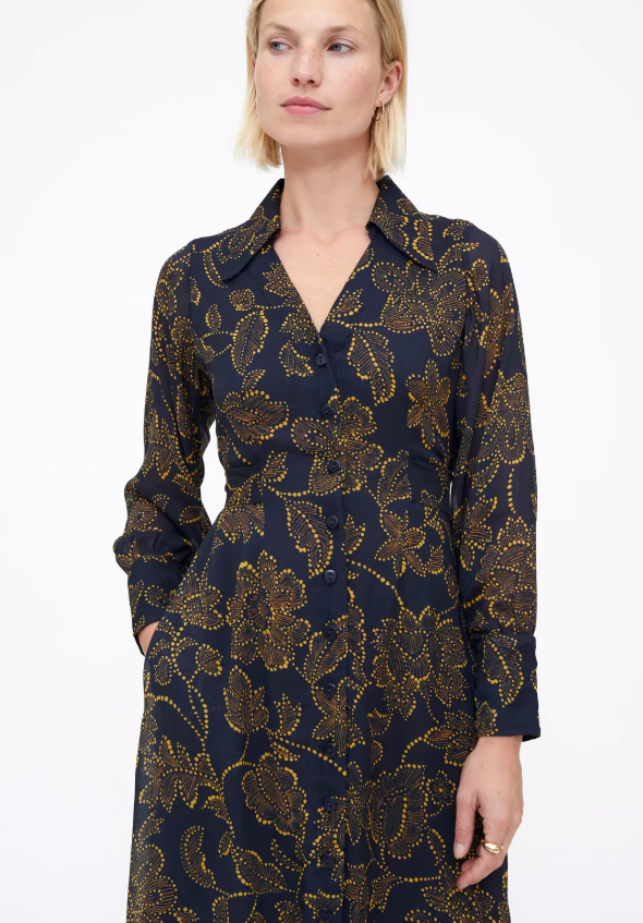 Wild Pony - Long dress Mustard Flower - Afbeelding 2