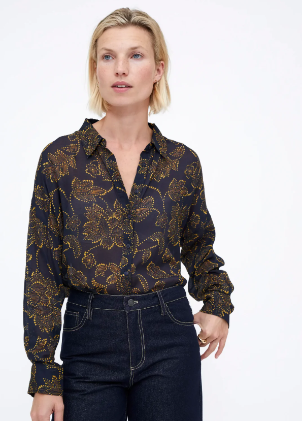 Wild Pony - Blouse Mustard Flower - Afbeelding 2