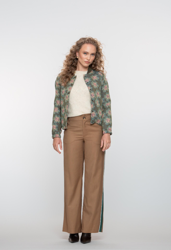 Geisha - Broek strepen groen - Afbeelding 4