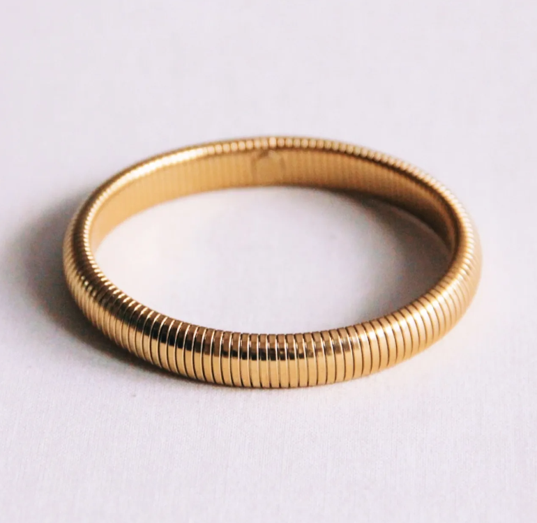 Nila the Store - Bangle armband goud 'small'
