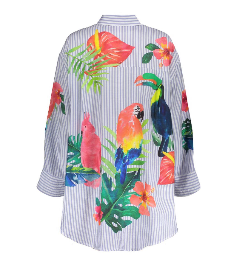 Geisha - Blouse Birds - Afbeelding 4