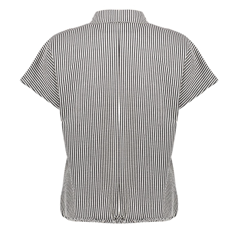 Geisha - Blouse strepen zwart - Afbeelding 3