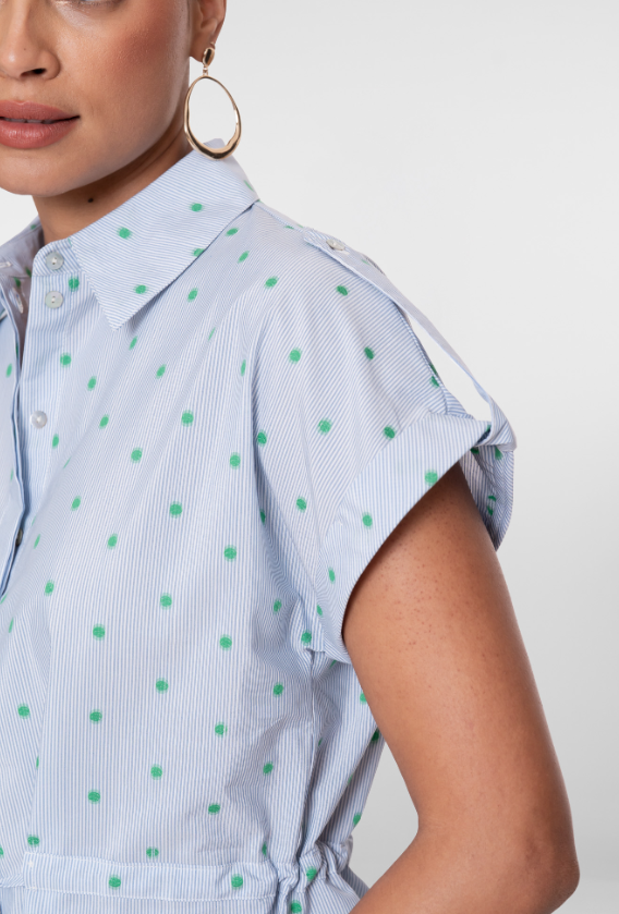 Geisha - Blouse streep stip - Afbeelding 3