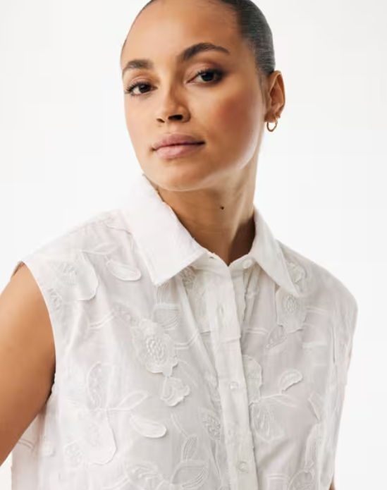 Mexx - Blouse 3D flowers - Afbeelding 2