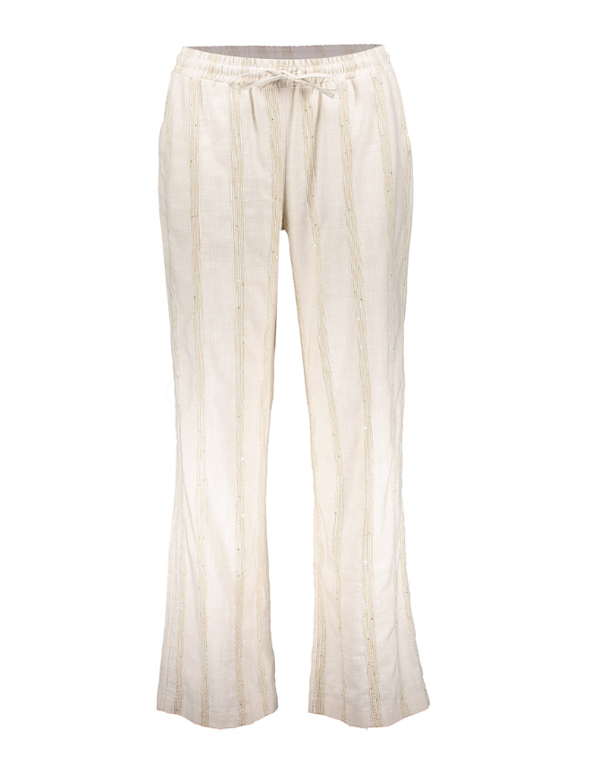 Geisha - Broek zand shiny