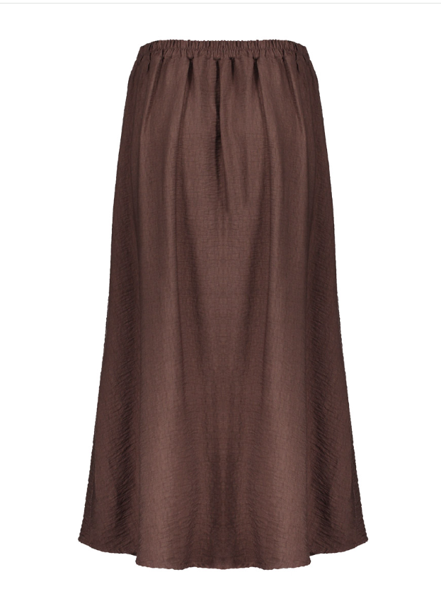 Geisha - Maxi rok bruin - Afbeelding 2