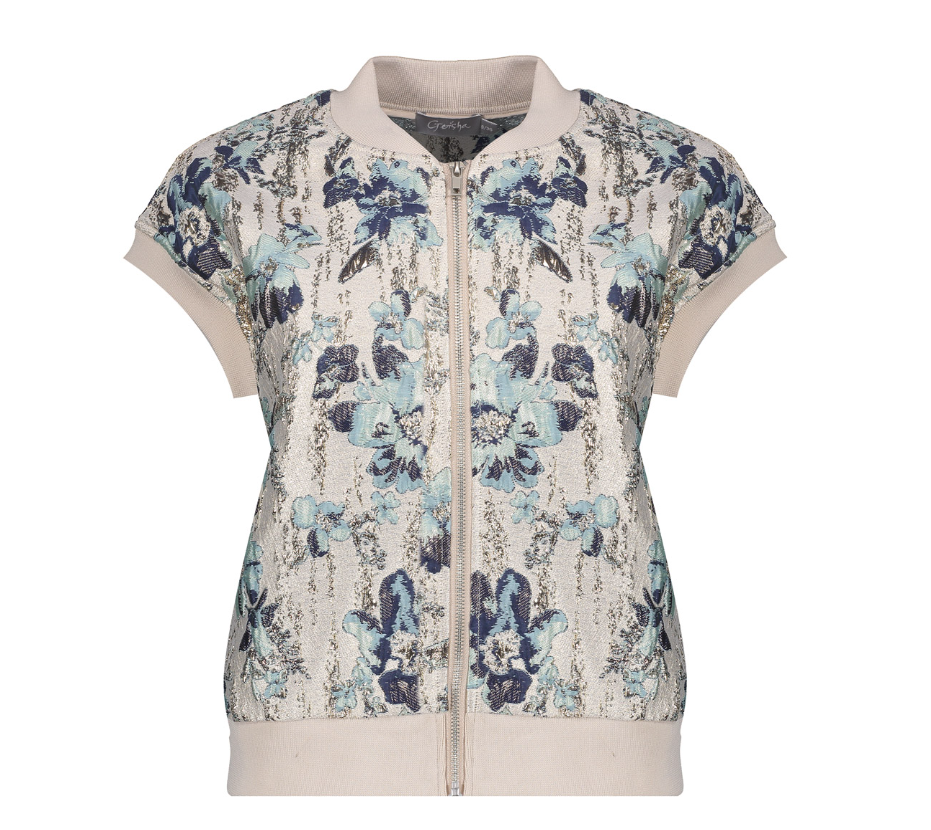 Geisha - Gilet blue champagne