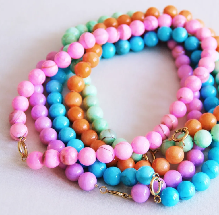 Nila the Store - Kralenketting natuursteen