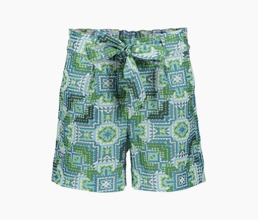 Geisha - Short blue green