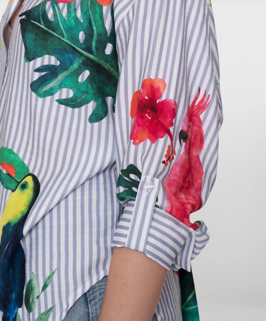 Geisha - Blouse Birds - Afbeelding 5