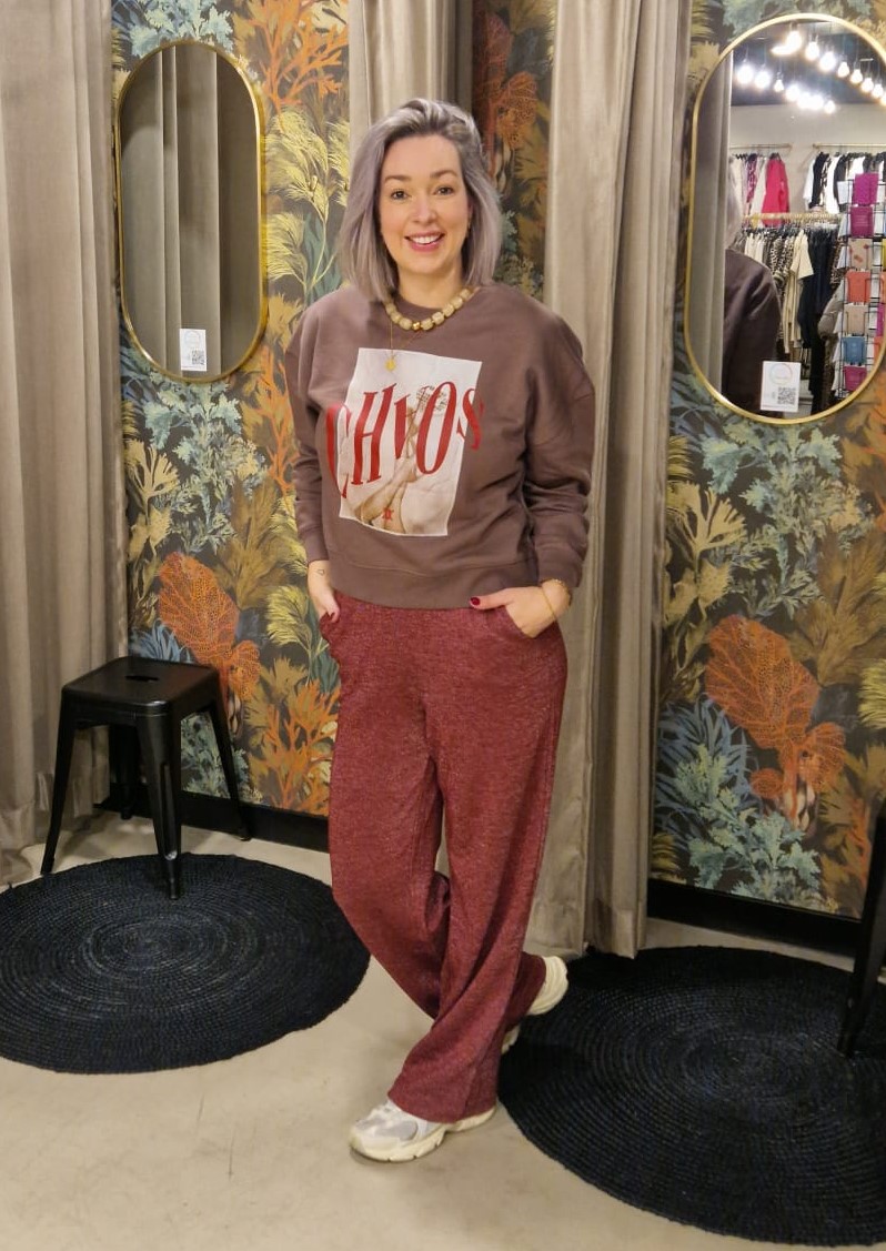 PinnedByK - Sweater Chaos brown - Afbeelding 2