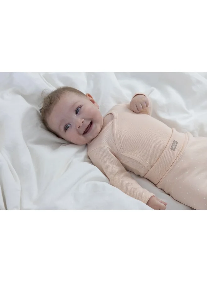 Feetje - Wikkelromper rib roze - Afbeelding 3