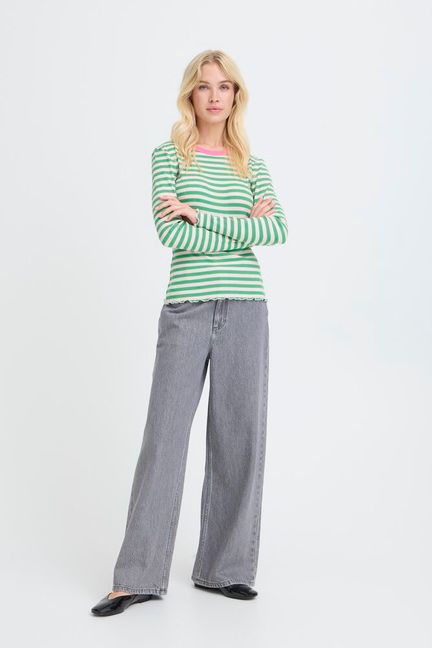 B.Young - Longsleeve Bysinne rib - Afbeelding 3