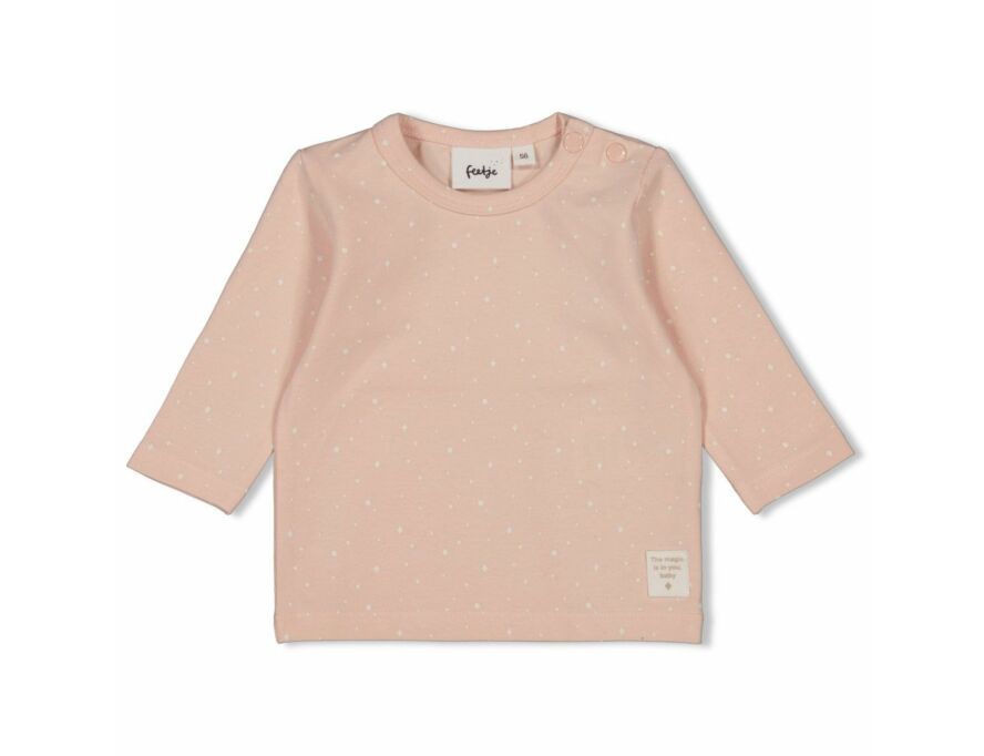 Feetje - Longsleeve stipje roze