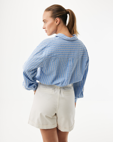 Mexx - Striped embroidery blouse - Afbeelding 2