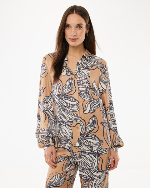 Mexx - Graphic flower blouse - Afbeelding 1