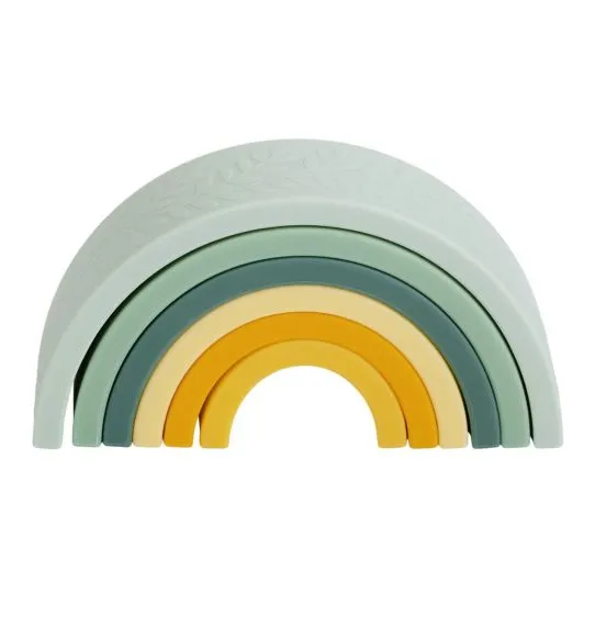 ALLC - Regenboog stapelspeelgoed - Sage - Afbeelding 2